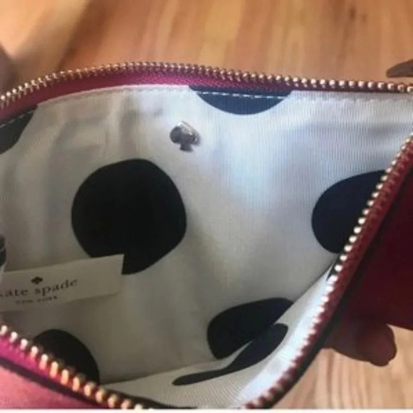 Kate Spade Pink Magenta Small 5x7 Wristlet - Picture 4 of 5